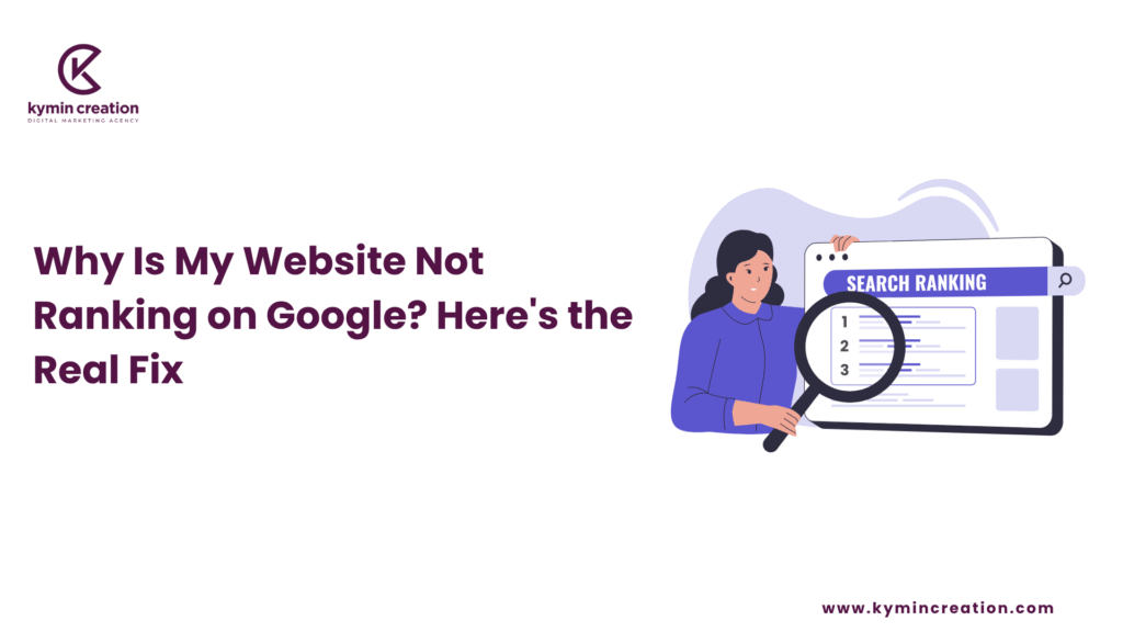 website not ranking on google