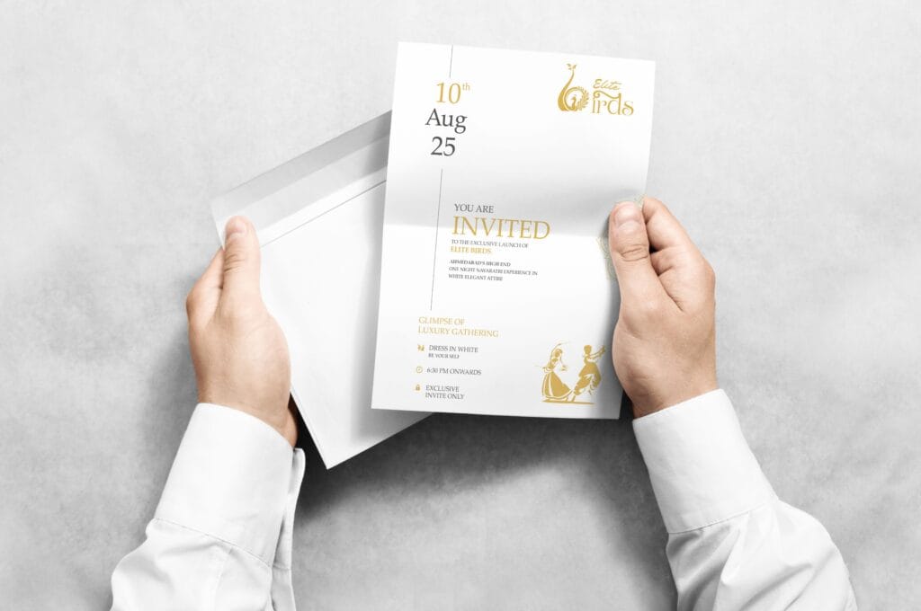 Elite Birds Invitation Cards