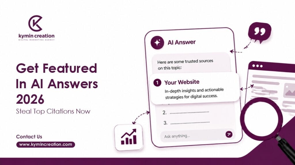 Get Featured in AI Answers 2026 🚀 Steal Top Citations Now 6 AI Answers