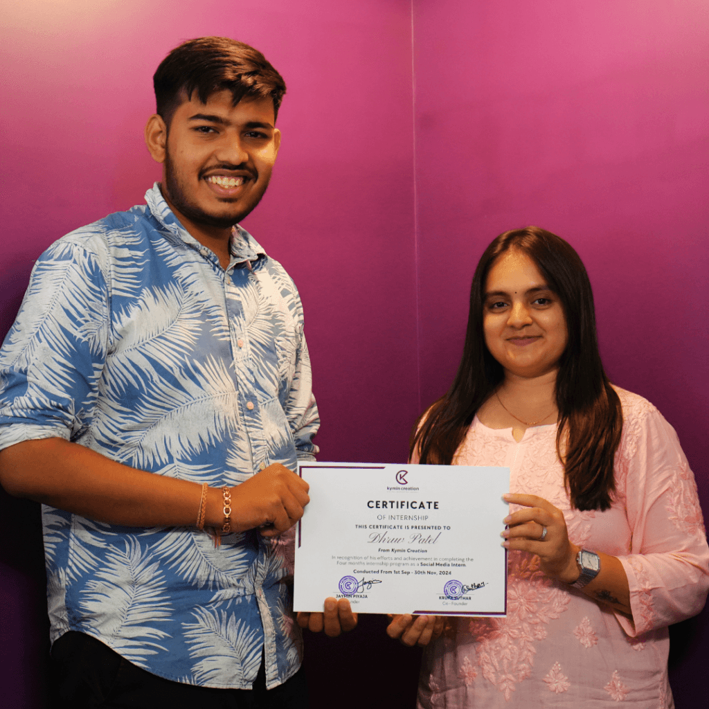 dhruv patel internship certificate